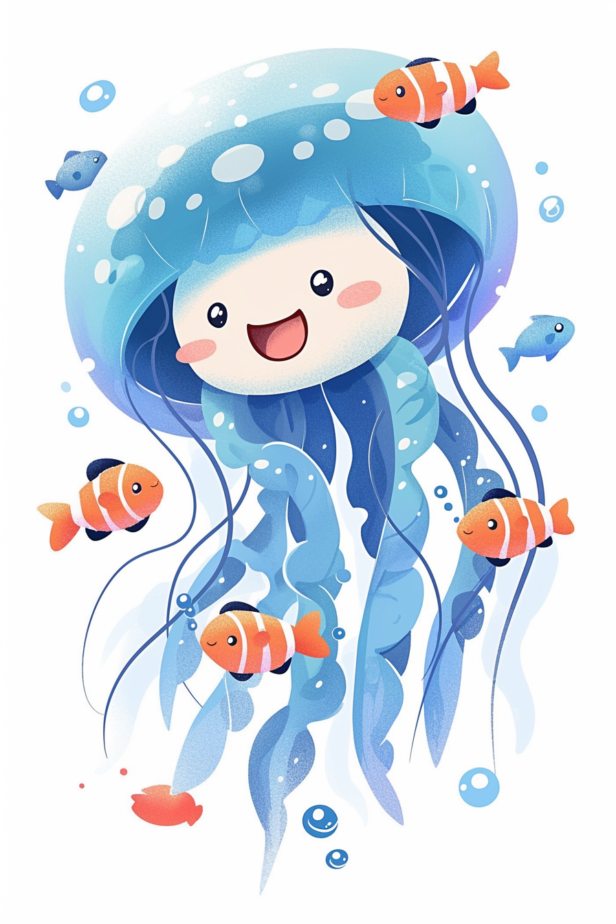 Fish and Jellyfish Friends